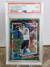 2023 Panini Donruss Optic - Rated Rookie Tyson Bagent #216 Green Velocity Prizm 