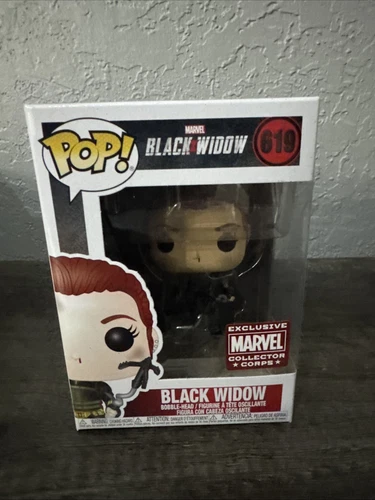 Funko Pop! MARVEL Black Widow - Black Widow #619 - Marvel Collector Corps Exclus