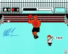 SALE! Mike Tyson Signed 16x20 Photo Nintendo NES Punch-Out!! Beckett
