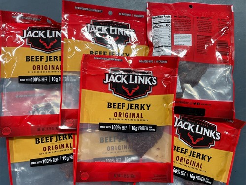 7 Bags Of Original Flavored Jack Links Beef Jerky - Picture 1 of 1