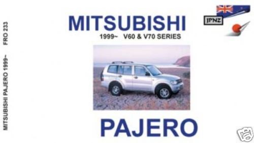 JPNZ Mitsubishi Pajero Mk4 V60/V70 series 99on Handbook - Picture 1 of 1