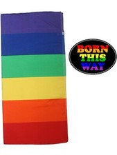 Gay Pride Rainbow Bandana  Born this Way Magnet LGBT Accessories Multi-Pack - N