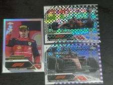 Charles Leclerc 2023 Topps Chrome Formula 1 /299・Reflactor・CheckerFlag Set of 3