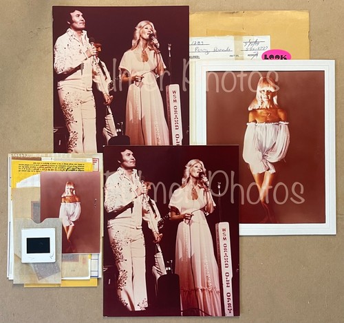 1970s BRENDA PERRY GRAND OLE OPRY + Pinup Slide Transparency & Photos Pin-up COA