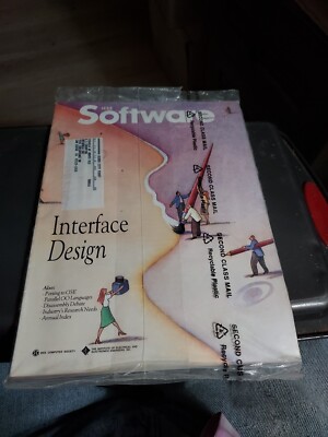 IEEE SOFTWARE MAGAZINE INTERFACE DESIGN NOVEMBER 1992 BRAND NEW SEALED IN BAG