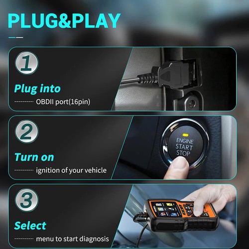 Scanner Professional Check Engine Light Code Reader Automotive Car Diagnostic - Picture 3 of 18