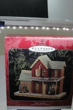 1998, HALLS STATION, NOSTALGIC HOUSES & SHOPS,  HALLMARK ORNAMENT