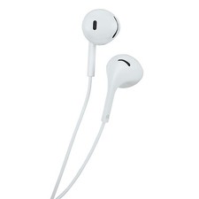 Insignia In-Ear Headphones Earbuds with Mic NS-CAHEP01-C - White