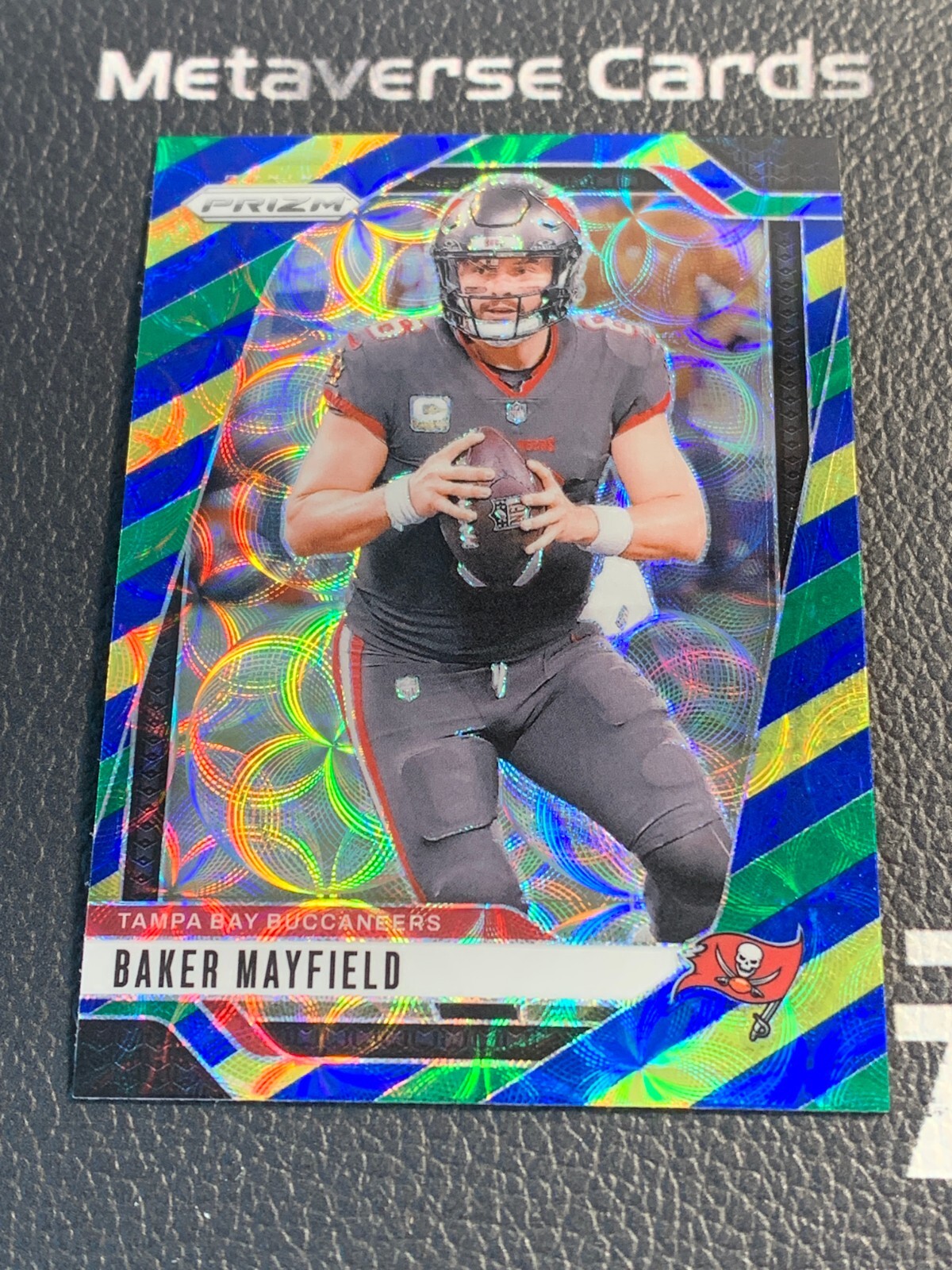 2024 Panini Prizm Baker Mayfield Blue Yellow Green Scope Prizm