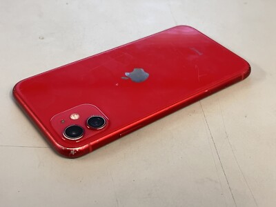 iPhone 11 64GB Red (Cricket) BAD LCD - Clean IMEI/ESN - For Parts