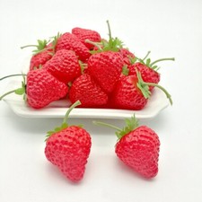 Artificial Simulation Strawberry Fruit Display For Kitchen Home Foods Decor Art