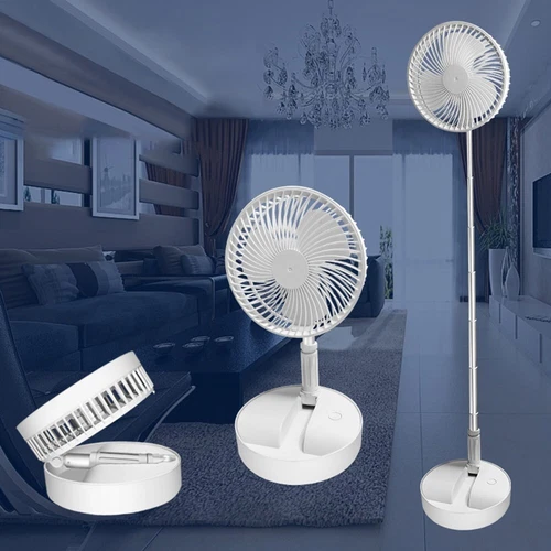 Floor Standing Pedestal Oscillating Electric Rechargeable 3 Speed Cooling Fan AU - Picture 2 of 11