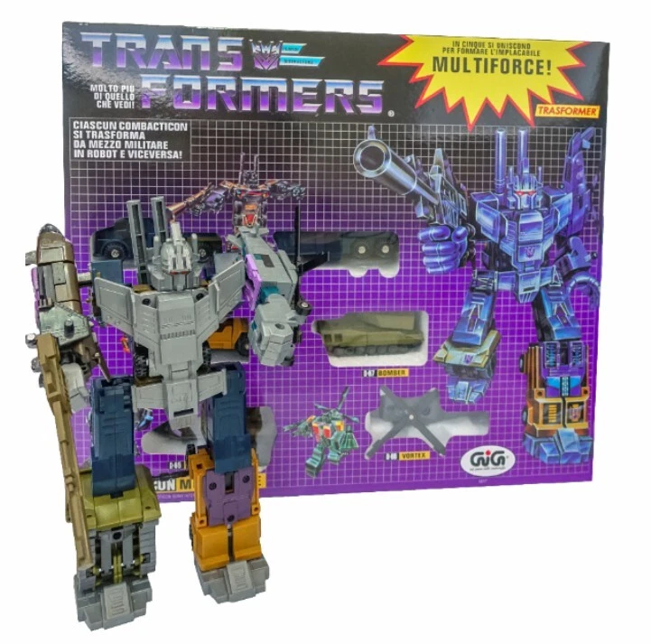 Transform G1 Bruticus Combaticons Onslaught Brawl Blast Off Swindle Vortex Sin caja Foto 2 de 4