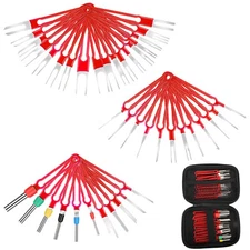 41Pcs Car Terminal Removal Tool Kit Wire Connector Pin Release Extractor Puller