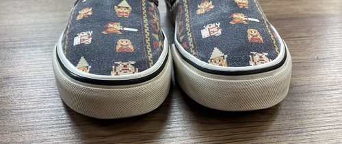 VANS Nintendo Legend of Zelda Classic Slip-On Shoes RARE US Men 4.5 Womens 6 - Picture 7 of 9