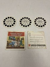 3 VIEW-MASTER 3D SCREEN-RAGGEDY ANN AND RAGGEDY ANDY  BOOKLET