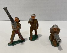 Barclay Manoil Vintage Lead Military Soldiers - Set of 3