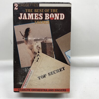 The Best Of The James Bond Themes Cassette Tapes 007 Volume 1 & 2. New !