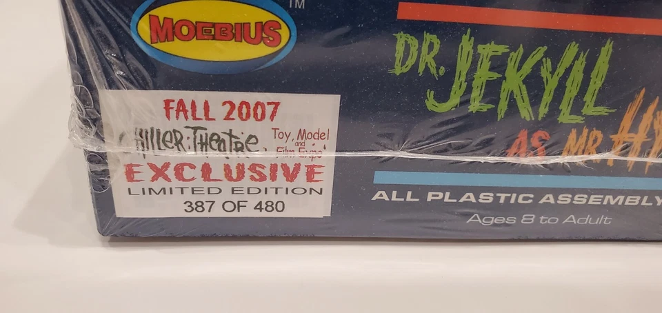 Moebius Dr. Jekyll as Mr. Hyde Frightening Lightning Lt Ed. 387 of 480 Model Kit - Image 4 of 4