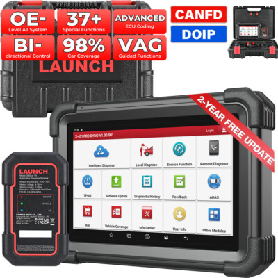 2026 LAUNCH X431 PRO Elite DYNO PROS V+ OBD2 Diagnosegerät Scanner ECU Codierung