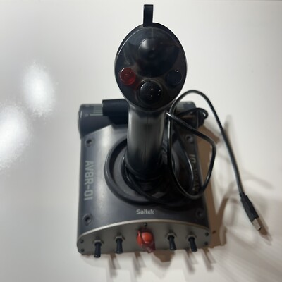 Saitek Aviator (PS33) Joystick USB AV8R-01 Aviator Flight Dual Throttle PC