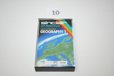 ZX Spectrum Game Tape - Geography 1: Sinclair Research Ltd ICL * Rare