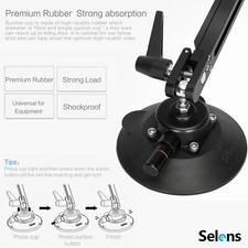 Car Camera Tripod Suction Cup Mount Gimbal Stabilizer Sucker Holder Video DSLR — image 7