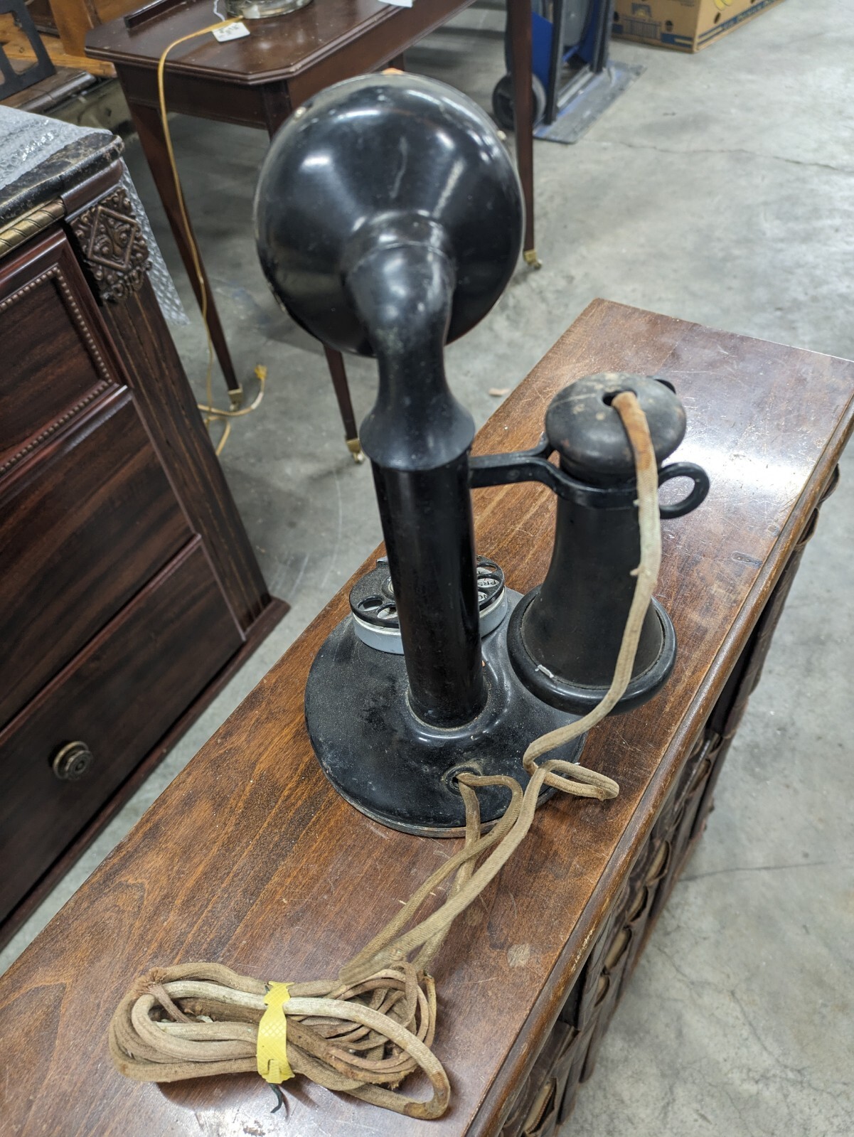 Antique Western Electric 51 A1 Early 20th Century Candlestick Phone