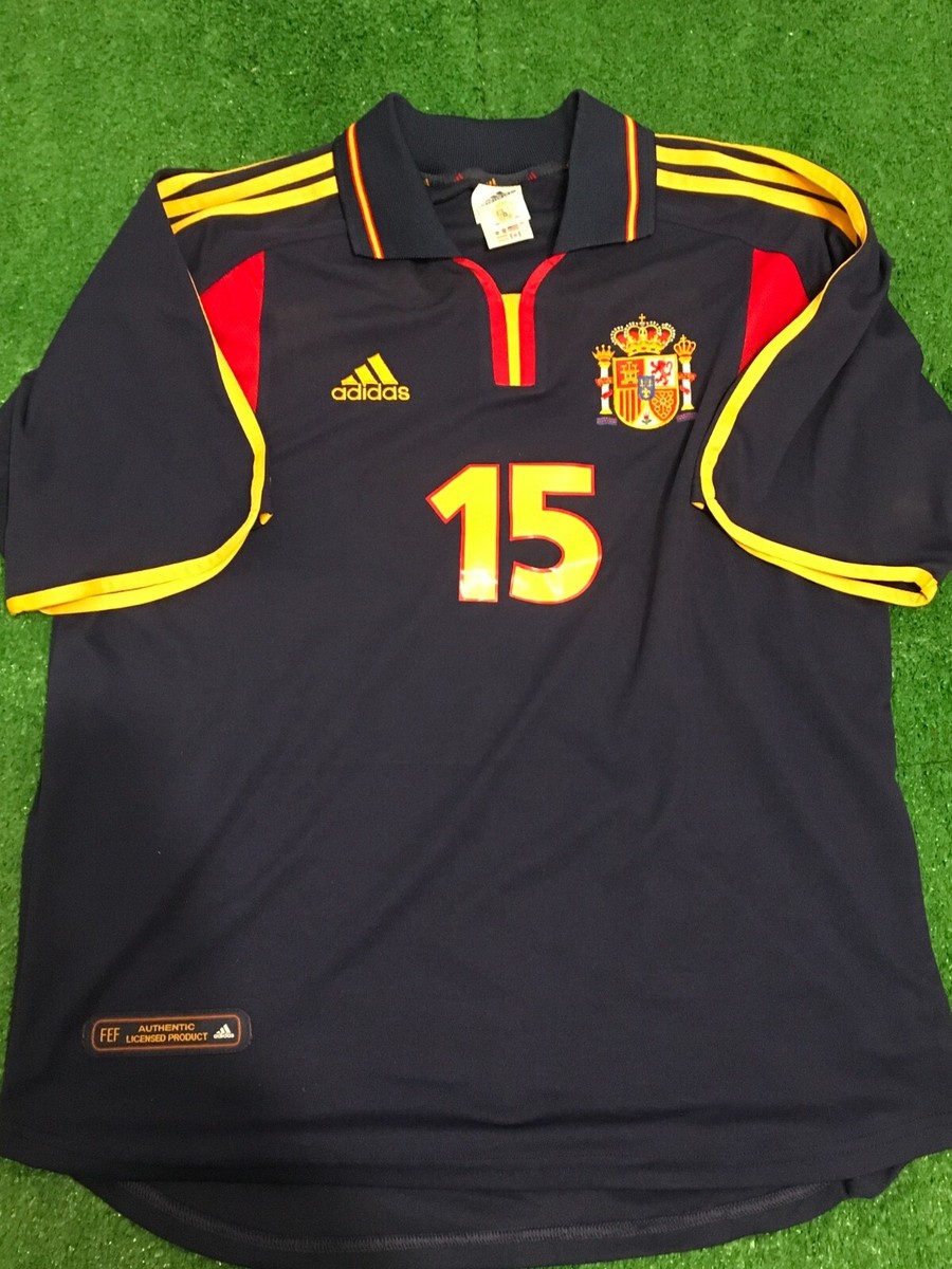 Spain 2000 Away Jersey Shirt L #15 | eBay