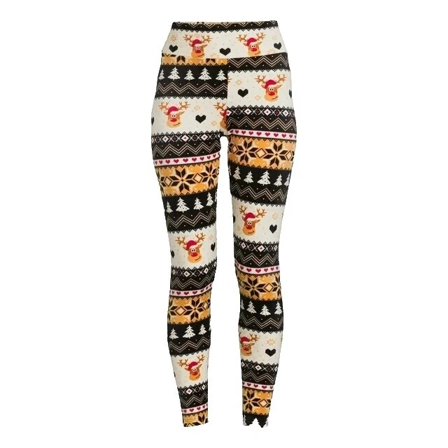 No Boundaries Polyester Christmas Leggings for Women