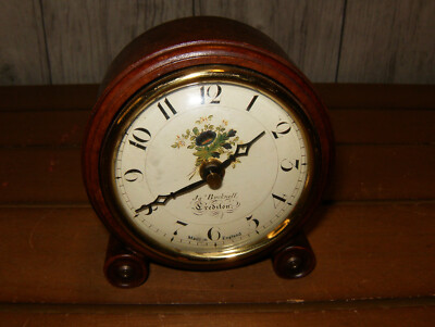 Ja Bucknell Crediton Vintage Mantle Clock Made England Kienzle