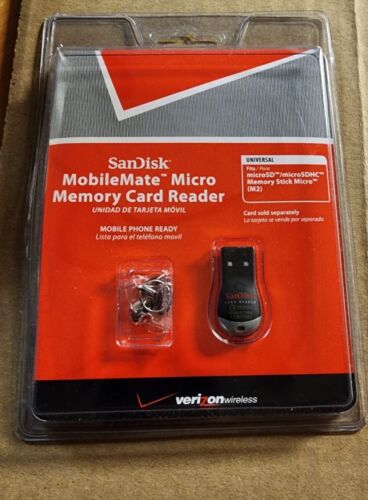 Lecteur de carte mémoire micro SanDisk MobileMate 619659063146 de Verizon sans fil - Photo 1/3