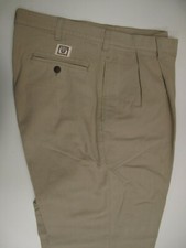 Chaps Men's Khaki Pants Size 36x32 100% Cotton WPL-125 Excellent Used Condition 