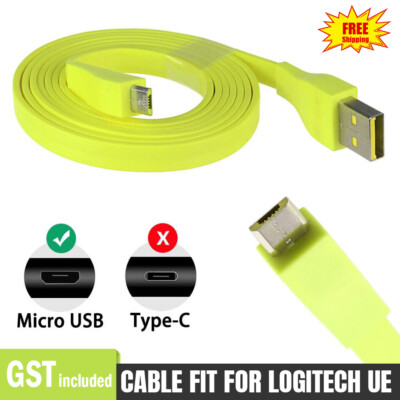 Fast Charging Charger USB Cable for Logitech UE Boom