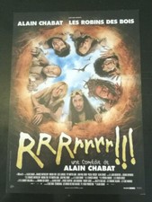 CINEMA CARTON D'INVITATION AVANT PREMIERE FILM RRRRRRR!!! ALAIN CHABAT 2004