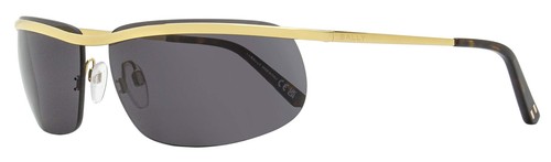 Bally Shark Rimless Sunglasses BY0111 32A Gold/Havana 68mm - 第 1/3 張圖片