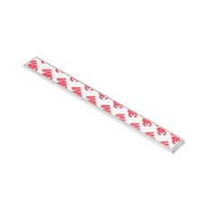 Empty Aluminum Blank 6x1" with an adhesive base 1 pcs: Narrow 12 mm