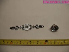 QTY=10 (2 Packs of 5) Sumnacon Drawer Dresser Knobs Silver Crystal Glass Decor