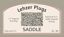 New 1/4 Trex Saddle Plugs for Composite Decki...
