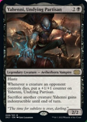 1x YAHENNI, UNDYING PARTISAN - Masters - MTG - NM - Magic the Gathering