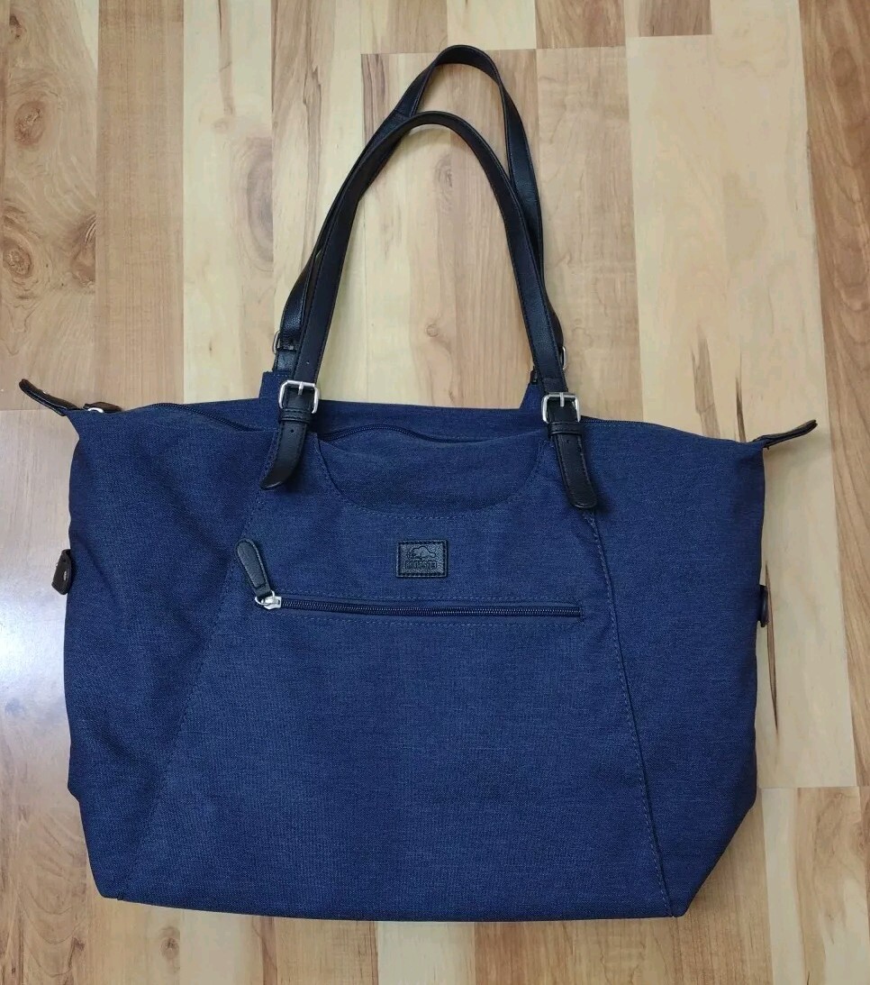 バッグ everyone nylon logo tote bag navy everyone nylon logo tote bag (BLUE) | everyone