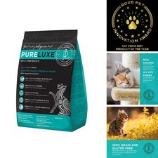 PURELUXE Grain Gluten Free Cat Food Chicken Chickpeas Salmon 11lbs