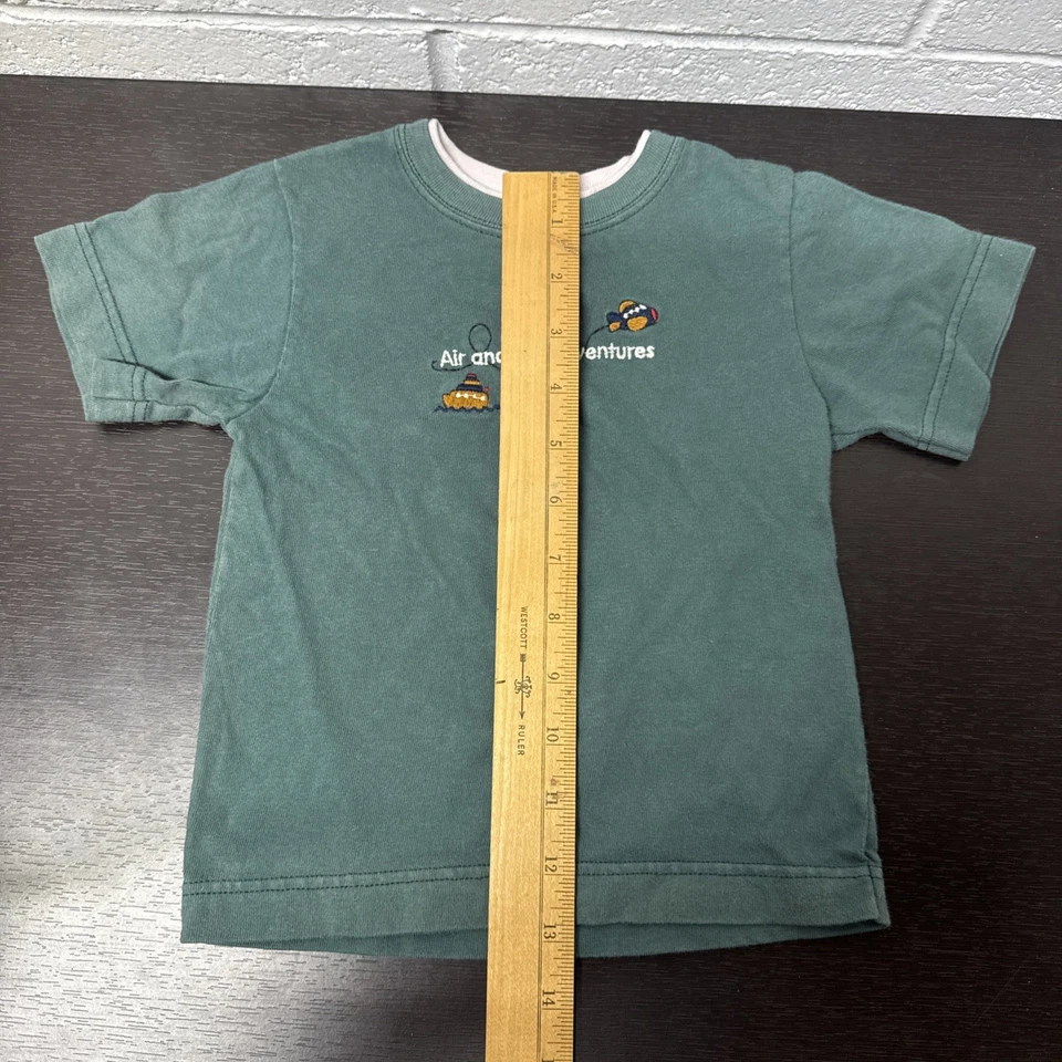 Camiseta de manga corta vintage Carter’s hecha en EE. UU. ropa para niños pequeños talla 18-24 M Foto 3 de 4