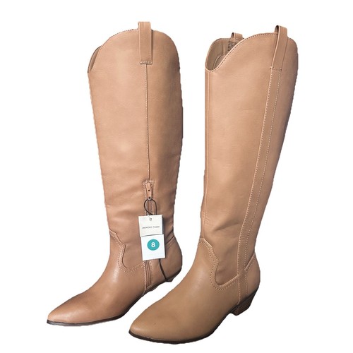 Universal Thread Women's Size 8 Sommer Western Boots Light Brown Shoes - Picture 1 of 8