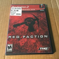 Red Faction PlayStation PS2 Greatest Hits By THQ Factory Sealed 