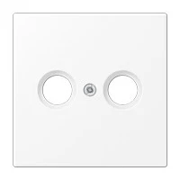 JUNG LS990TVWWM LS 990 TV WWM - White - Plastic - Matte - Screwless - - EDU 04