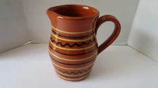 Rowe Pottery Works Creamer Pitcher Jug Old Salem Collection Signed KZ 1993