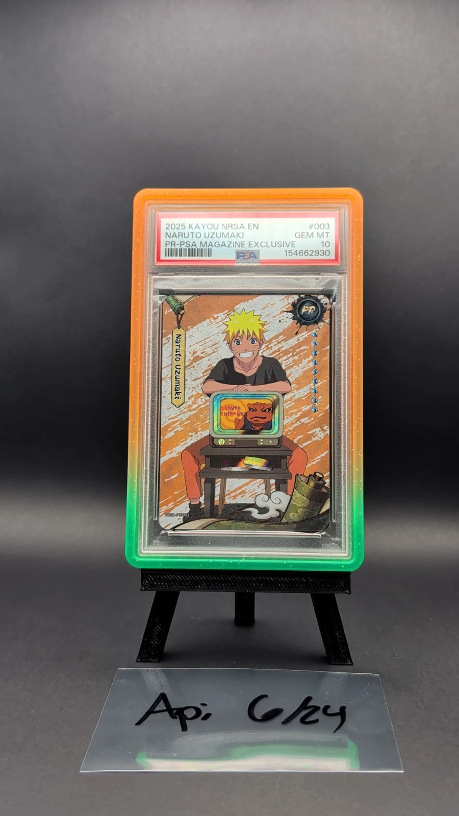 2025 KAYOU NRSA PSA MAGAZINE EXCLUSIVE #003 NARUTO UZUMAKI PSA 10 view 1
