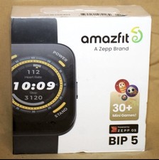 AMAZFIT BIP 5 SMART WATCH SOFT BLACK - FACTORY SEALED
