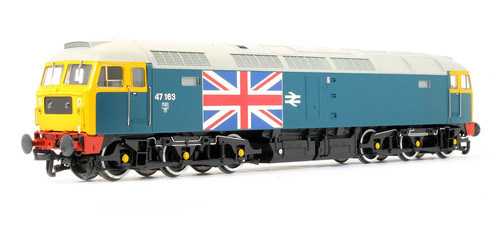 Locomotora diésel 32-800Z Clase 47163 BR azul (edición exclusiva) - DCC equipada | Condition: Used